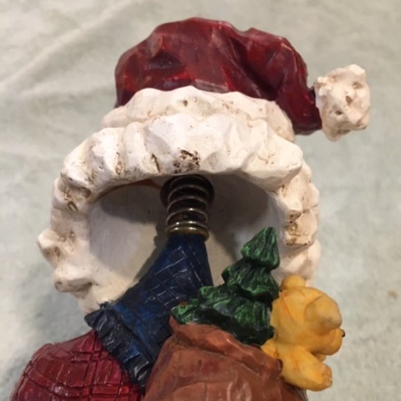 Christmas Santa Bobble Head In Original Box 9" - Picture 11 of 13